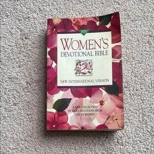 Women's Devotional Bible with Floral Cover